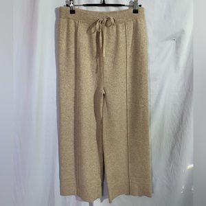 Paper Crane,  tanish cream,  Lounge pants size SMALL